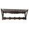 French Oak and Wrought Iron Coat and Hat Rack, French, 1920s 1