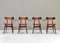 Dutch Dining Chairs by Louis Van Teeffelen for Wébé, 1950, Set of 4, Image 2