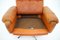 Leather Swivel Armchair from Niili Stopmobbler, Dermark, 1970s 15