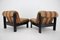 Oak Lounge Chairs, Czechoslovakia, 1960s, Set of 2 9