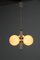 Lámpara de araña Sputnik de la era espacial atribuida a Elektroinstala Decín, años 60, Imagen 4