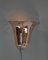 Art Deco Wandlampe aus Kupfer, 1930er 2