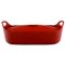 Finland Red Enamel and Cast Iron Fish Tureen by Timo Sarpaneva for Rosenlew, Image 1
