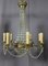 Vintage Chandelier in Bronze and Pampilles 10