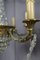 Vintage Chandelier in Bronze and Pampilles 4