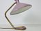 Italienische Tischlampe aus Messing & Violett, Italien, 1960er 4