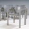 Golfo Dei Poeti Dining Chairs in Gray Leather by Matteo Grassi, 1970s, Set of 10 7