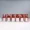 Cab 413 Stühle aus rotem Leder von Mario Bellini für Cassina, 2010er, 6er Set 2