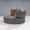 Amoenus Circular Sofa in Gray Fabric by Antonio Citterio for B&B Italia, 2010s 4