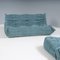 Modulares Togo Pale Blue Sofa von Michel Ducaroy für Ligne Roset, 1970er, 2er Set 5