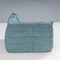 Togo Pale Blue Modular Sofa by Michel Ducaroy for Ligne Roset, 1970s, Set of 2 14