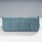 Togo Pale Blue Modular Sofa by Michel Ducaroy for Ligne Roset, 1970s, Set of 2 8