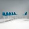 Blue Moulded Plastic Stools by Charles & Ray Eames for Herman Miller, 2022, Set of 6, Image 2