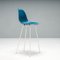 Blaue Hocker aus geformtem Kunststoff von Charles & Ray Eames für Herman Miller, 2022, 6 . Set 4