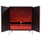 Red Mida Cabinet in Dark Oak by Maxalto for B&B Italia, 2000s 1