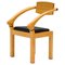 Spring Office Chair in Beech and Ebony by Massimo Scolari for Giorgetti, 1990s, Image 1