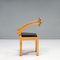 Spring Office Chair in Beech and Ebony by Massimo Scolari for Giorgetti, 1990s 3