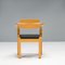 Spring Office Chair in Beech and Ebony by Massimo Scolari for Giorgetti, 1990s 4