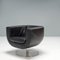 Tulip Armchair in Black Leather by Jeffrey Bernett for B&B Italia, 2000 4