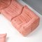 Pink Modular Togo Sofa by Michel Ducaroy for Ligne Roset, Set of 5 7
