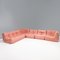 Pink Modular Togo Sofa by Michel Ducaroy for Ligne Roset, Set of 5 4