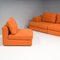 Canapé Orange Mex Cube par Piero Lissoni pour Cassina, 2007, Set de 4 4