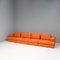 Canapé Orange Mex Cube par Piero Lissoni pour Cassina, 2007, Set de 4 2