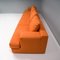 Orange Mex Cube Sofa by Piero Lissoni for Cassina, 2007, Set of 4 6
