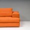 Orangefarbenes Mex Cube Sofa von Piero Lissoni für Cassina, 2007, 4er Set 8