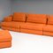 Orange Mex Cube Sofa by Piero Lissoni for Cassina, 2007, Set of 4, Image 5