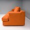 Orangefarbenes Mex Cube Sofa von Piero Lissoni für Cassina, 2007, 4er Set 7