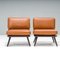 Spine Lounge Chairs in Tan Leather by Fredericia for Space Copenhagen, 2010s, Set of 2 2