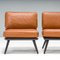 Spine Lounge Chairs in Tan Leather by Fredericia for Space Copenhagen, 2010s, Set of 2 4