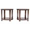 Agora Side Tables in Oak by Hugues Chevalier, 2010s, Set of 2 1