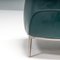 Dark Green Archibald Lounge Chairs in Leather by Jean-Marie Massaud for Poltrona, 2010s, Set of 2 5