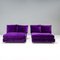 Purple Velvet Daybeds by Minotti, 2010s, Set of 2, Image 3