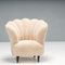 Art Deco Scalloped Armchairs in Shearling Bouclé, 1930s, Set of 2 5