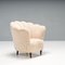Art Deco Scalloped Armchairs in Shearling Bouclé, 1930s, Set of 2 11
