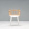 Cyborg Stick Dining Chairs in White and Natural Ash by Marcel Wanders for Magis, 2010s, Set of 5, Image 9