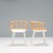 Cyborg Stick Dining Chairs in White and Natural Ash by Marcel Wanders for Magis, 2010s, Set of 2, Image 2