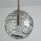 Lámpara colgante en cascada con ocho esferas de cristal de Murano, años 60, Imagen 8