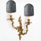 Impressive Gilt Bronze Louis Xv Style Sconces from Paris, 1920s, Set of 2 9