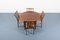 Mid-Century Modern Swedish Dining Table and Chairs by Nils Jonsson for Hugo Troeds, Set of 5 1