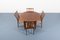 Mid-Century Modern Swedish Dining Table and Chairs by Nils Jonsson for Hugo Troeds, Set of 5, Image 1