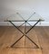 Brass Lacquered Metal Table in the style of Jacques Adnet, 1950s, Image 5