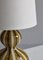 Eva & Johannes Andersen zugeschriebene Keramik Tischlampe, Dänemark, 1950er 5