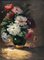 Artiste français, composition florale, fin des années 1800, huile sur toile, encadrée 3