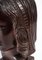 Art Deco Head of a Woman Wood Sculpture, 1930s, Image 2