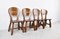 Vintage Brutalist Dining Chairs, 1960s, Set of 6 4