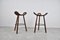 Mid-Century Brutalist Bar Stools, 1960s, Set of 2 10